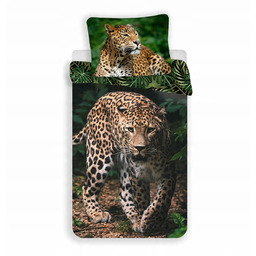 Lampart, Pantera, Leopard Green 5031 Pościel bawełna 140x200cm