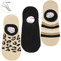 Moraj Modne Stopki Damskie Mix Kolor 3 Pary