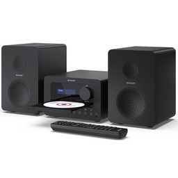 SHARP Wieża XL-B514 BK Czarna, Odtw.CD/-R/-RW/MP3, Blutooth, Tuner