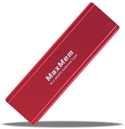 Dysk przenośny SSD M.2 USB-C 512GB MaxMem Red