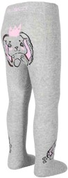 Dziewczęce rajstopy z ABS szare Be Snazzy r.92/98