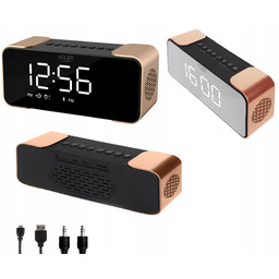 Radiobudzik bezprzewodowy Ad 1190 Adler z Bluetooth