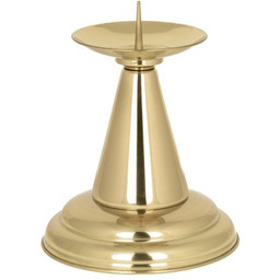 Lichtarz mosiężny pojedynczy 17cm