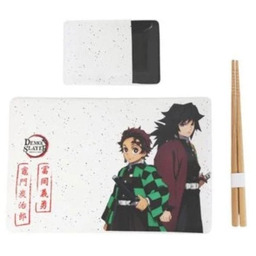 Zestaw Sushi Ceramiczny Demon Slayer z Pałeczkami Tanjiro