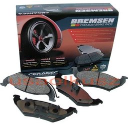 Tylne ceramiczne klocki hamulcowe Chrysler Voyager Town Country