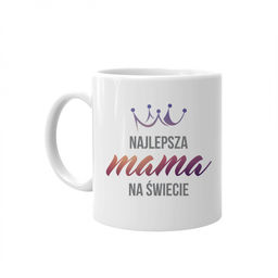 Najlepsza mama na świecie kubek z nadrukiem