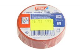 Taśma elektroizolacyjna Tesa Tesaflex 53947 PVC czerwona, długość