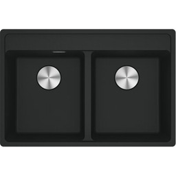 FRANKE Zlewozmywak dwukomorowy Maris MRG 620-35-35 114.0661.782 Czarny