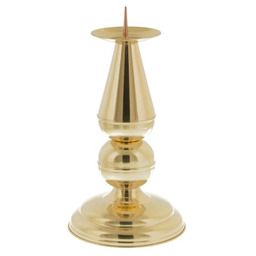 Lichtarz mosiężny pojedynczy 29 cm