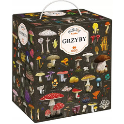 Puzzlove Czuczu 1000 Elementów Grzyby Układanka Przyroda Edukacyjna