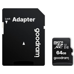 GOODRAM 64GB microSDXC class 10 UHS I +
