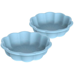 piaskownica plastikowa Kwiatek 2 76 cm - błękitny