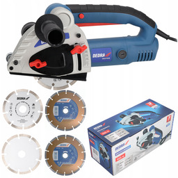 Bruzdownica Elektryczna Do Betonu Dedra 1500W 4xTarcza 125mm
