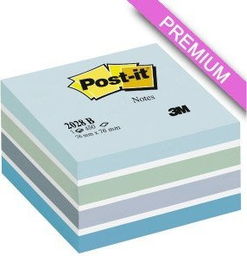 Karteczki samoprzylepne Post-it akwarela odcienie niebieskiego /3M-FT510093212/