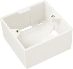 Puszka natynkowa 80x80 do gniazd SX9-x-y-z-WH (SX9-0-WH)