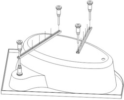 SANPLAST 194-STW-004 Stelaż STW-004