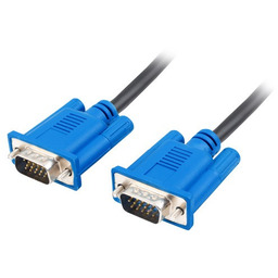 Lanberg kabel VGA M/M 1.8m czarny ekranowy ferryt