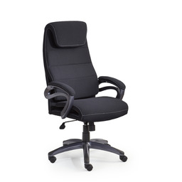 Fotel obrotowy gabinetowy Sidney Czarny Biurowy Krzesło Halmar