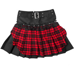 spódniczka AMENOMEN - GOTHIC TARTAN-XL