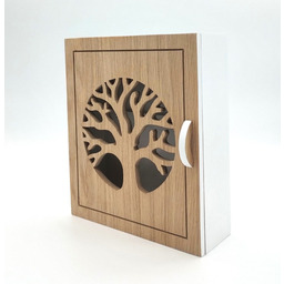 Pakamera Szafka na klucze NATURAL TREE - skrzynka