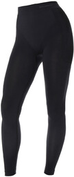 Damskie Czarne Legginsy Merino Wool Comfort