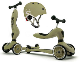 Zestaw SCOOTANDRIDE Kask + Highwaykick1 2w1 Jeździk