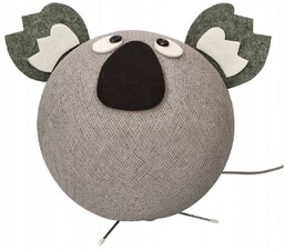 Ręcznie robiona Lampka nocna Do pokoju Koala Cotton
