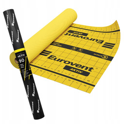 Folia Paroizolacyjna Aktywna Membrana Paroizolacja Eurovent Aktiv 90g