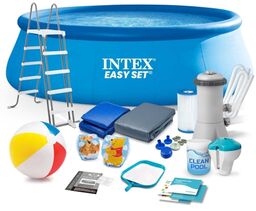 Basen ogrodowy rozporowy, zestaw 18w1, Intex, 457x122 cm