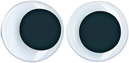 Rayher Plastikowe ruchome oczy, ø 25 mm, 10