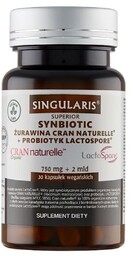 SINGULARIS Synbiotic Żurawina Cran naturelle - 30 kapsułek