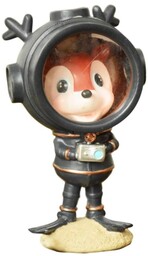 Figurka Dekoracyjna Jelonek Nurek 15 cm Żywica