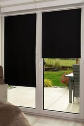 K-home Klemmfix roleta zaciemniająca, czarna, 90 x 200
