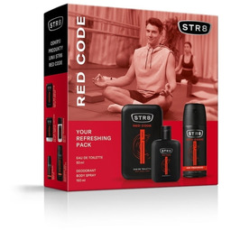 STR 8 Zestaw prezentowy Red Code (Woda toaletowa
