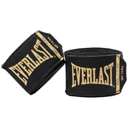 Everlast Owijki Bandaże Boksersie Elite Handwraps Black 4,5m