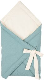 Lniany rożek muszla dla niemowlaka "Morskie oko"