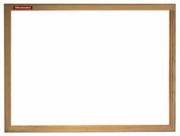 Tablica magnetyczna suchościeralna rama drewniana MEMOBOARDS 60x80 cm