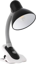 SUZI czarno-szara biała lampa zaciskowa tworzywo sztuczne E27