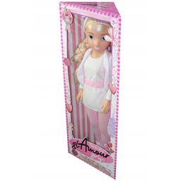 Duża Lalka chodząca Bambolina Glamour Girls 80 cm
