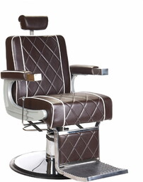 Fotel barberski ODYS BH-31825M Brązowy
