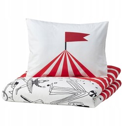 Ikea Busenkel pościel dziecięca 150x200 cyrk