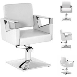 Fotel fryzjerski barberski kosmetyczny Physa BRISTOL - biały