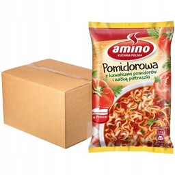 Amino Zupa błyskawiczna pomidorowa z kawałkami pomidorów