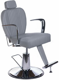 Fotel barberski OLAF BH-3273 Jasny szary