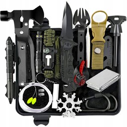 Survivalowy Zestaw Wojskowy Przeżycia Przetrwania Multitool W Etui