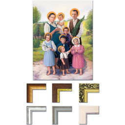 Błogosławiona rodzina Ulmów - obraz w ramie