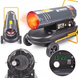 Nagrzewnica Dmuchawa Spalinowa Olejowa 40kW LCD Z Termostatem
