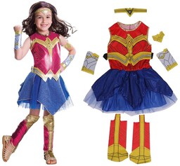 Strój Przebranie Kostium Wonder Woman 104-110, Hopki