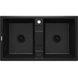 Deante Eridan ZQE N203 Granitowy Czarny Zlewozmywak prostokątny