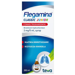 FLEGAMINA JUNIOR syrop wykrztuśny o smaku truskawkowym -